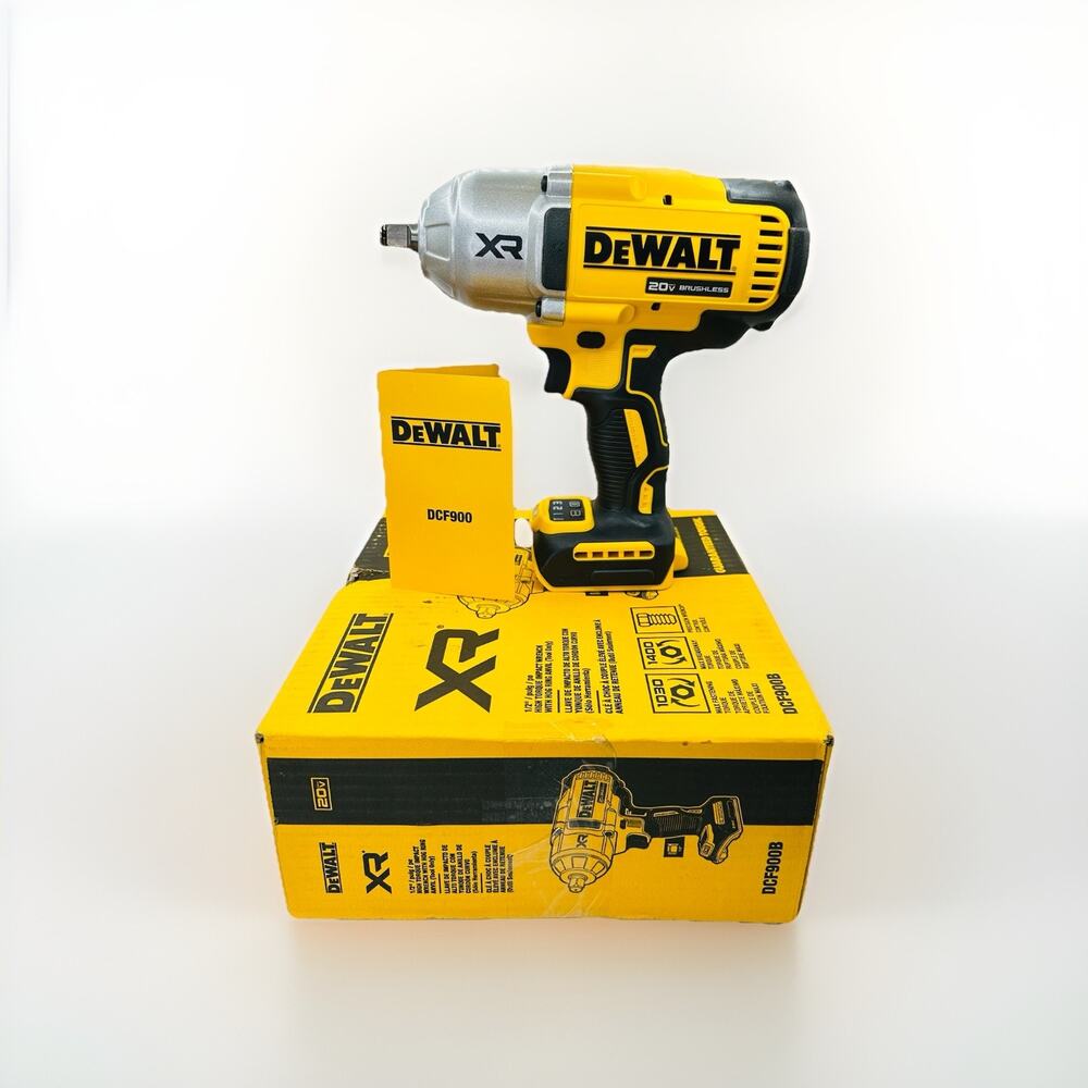 DEWALT DCF900B 20V Max XR 1/2 inch High Torque Impact Wrench with Hog Ring Anvil